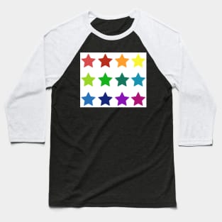 A galaxy of bright stars pattern Baseball T-Shirt